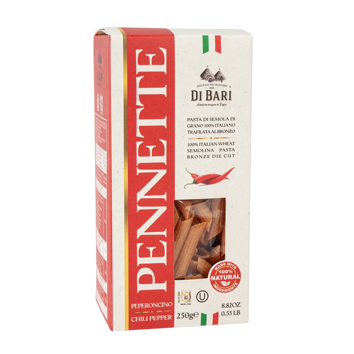 Di Bari Chili Pennette Pasta 250Gm