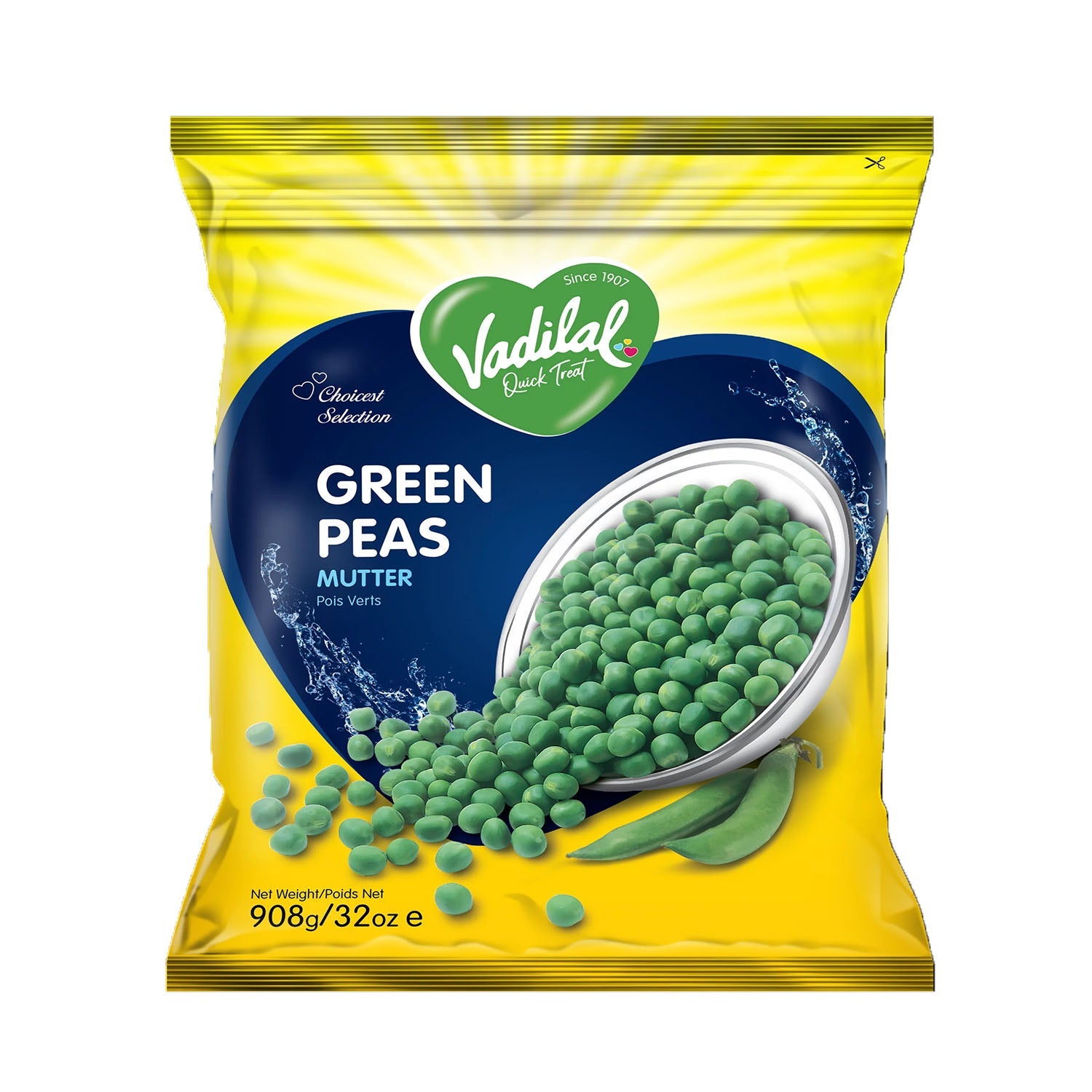 Vadilal Green Peas 500Gms