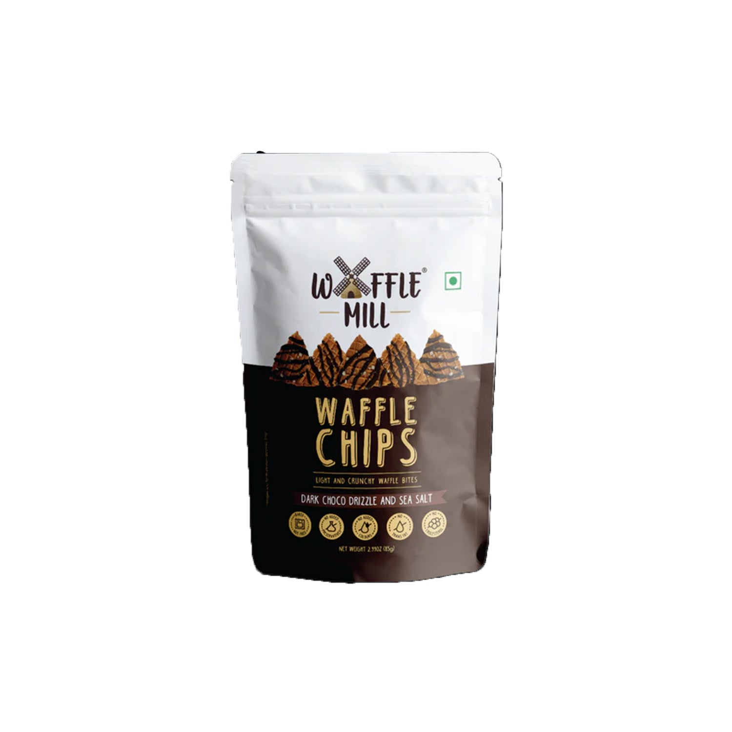 Waffle Mill Dark Chocolate Waffles Cookies 70Gm