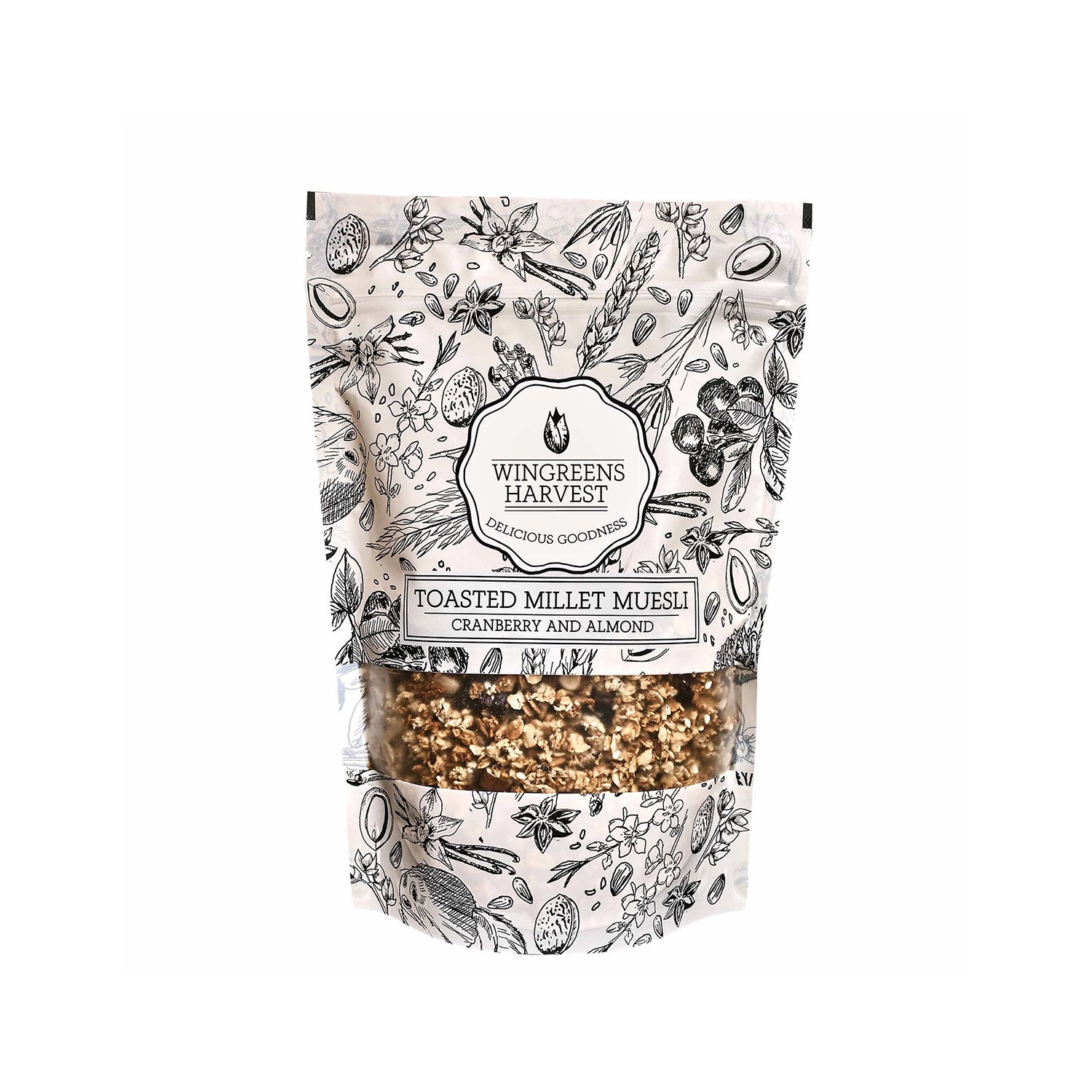 Wingreens Harvest Cranberry And Almond 250 Gm