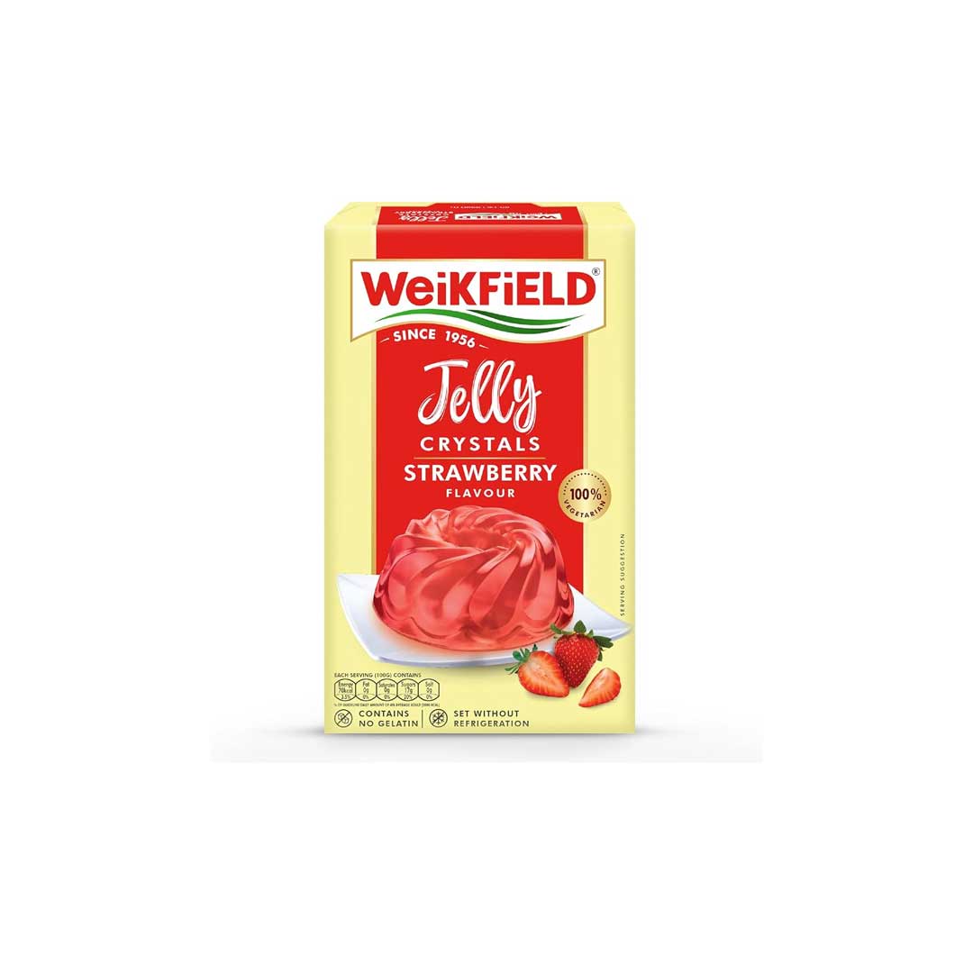 Weikfield Jelly Crystals Strawberry 90Gm
