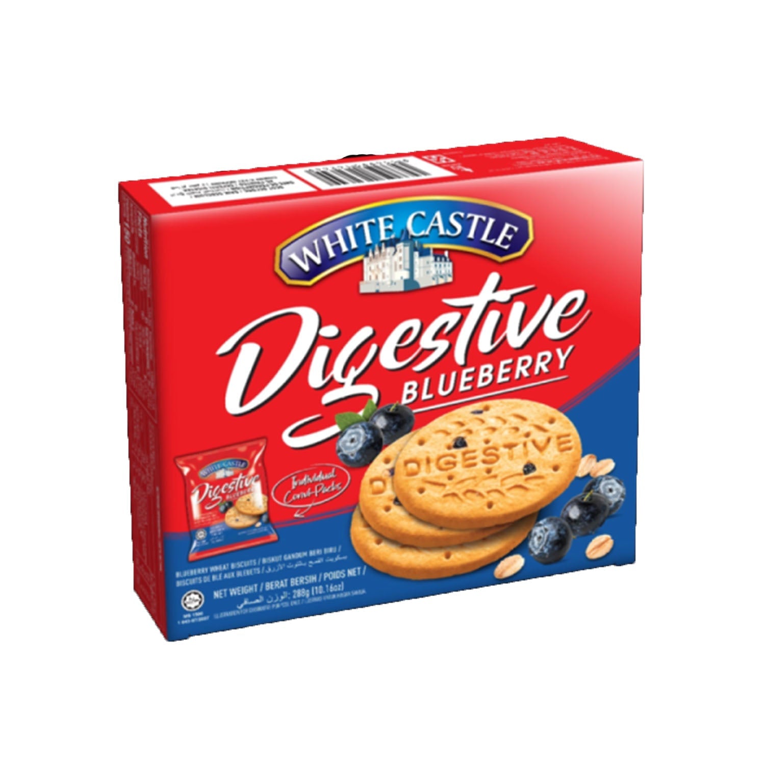 White Castle Digestive Blueberry Biscutis 288Gm