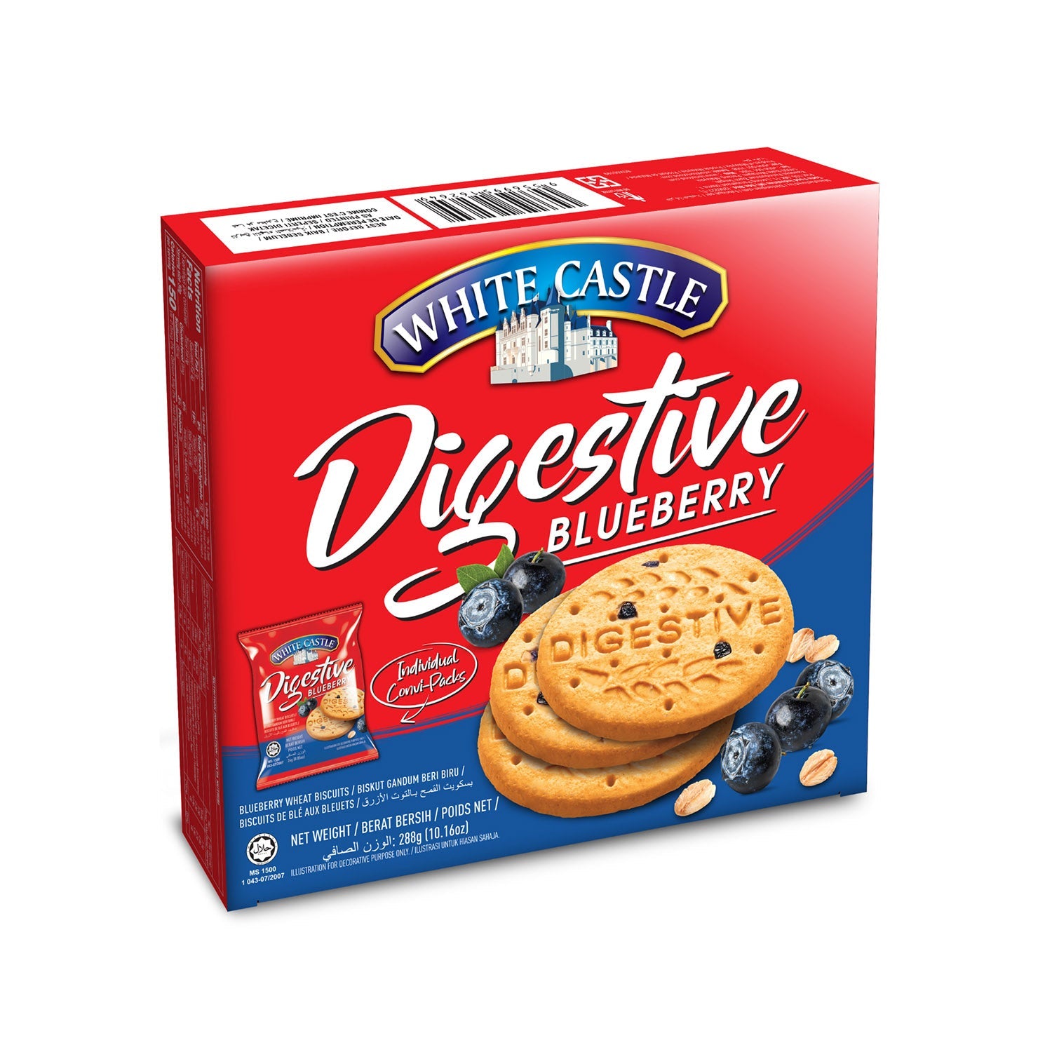 White Castle Digestive Cranberry Biscutis 288Gm