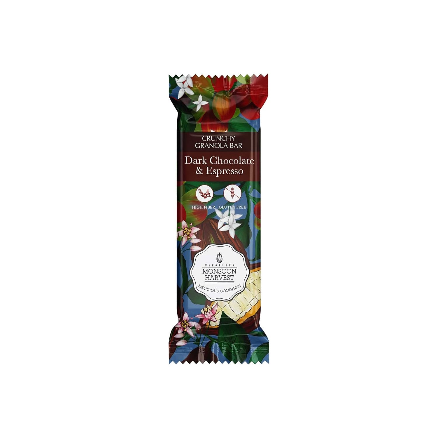 Wingreens Harvest Granola Bar Dark Choco & Expresso 40Gm