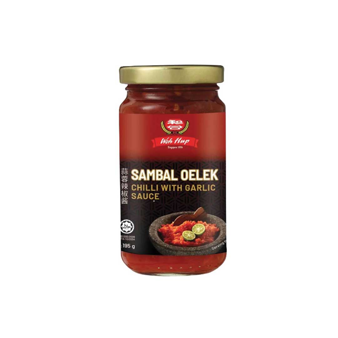 Woh Hup Sambal Oelek Chilli With Garlic Sauce 320Gm