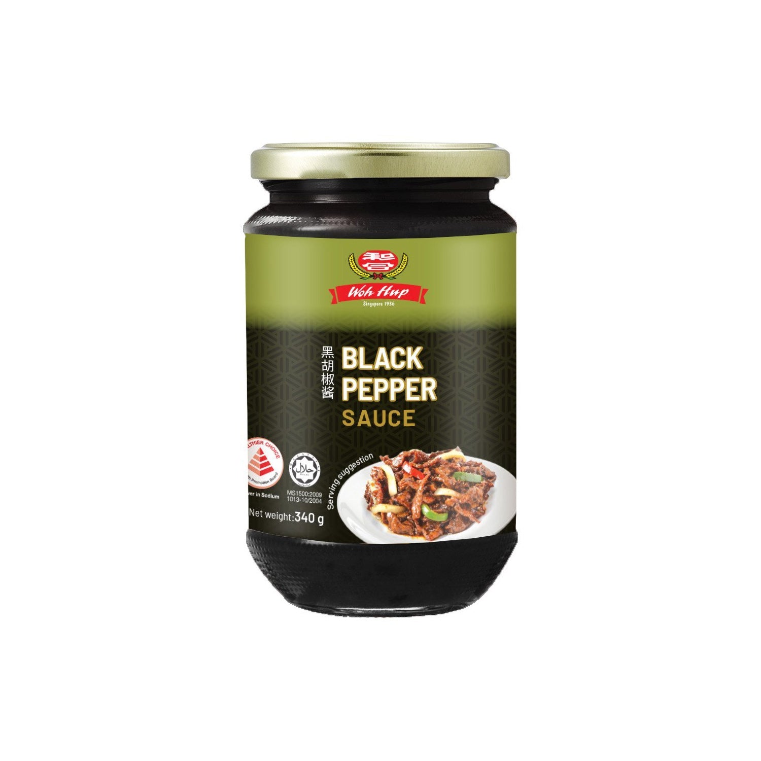 Woh Hup Black Pepper Sauce 340Gm