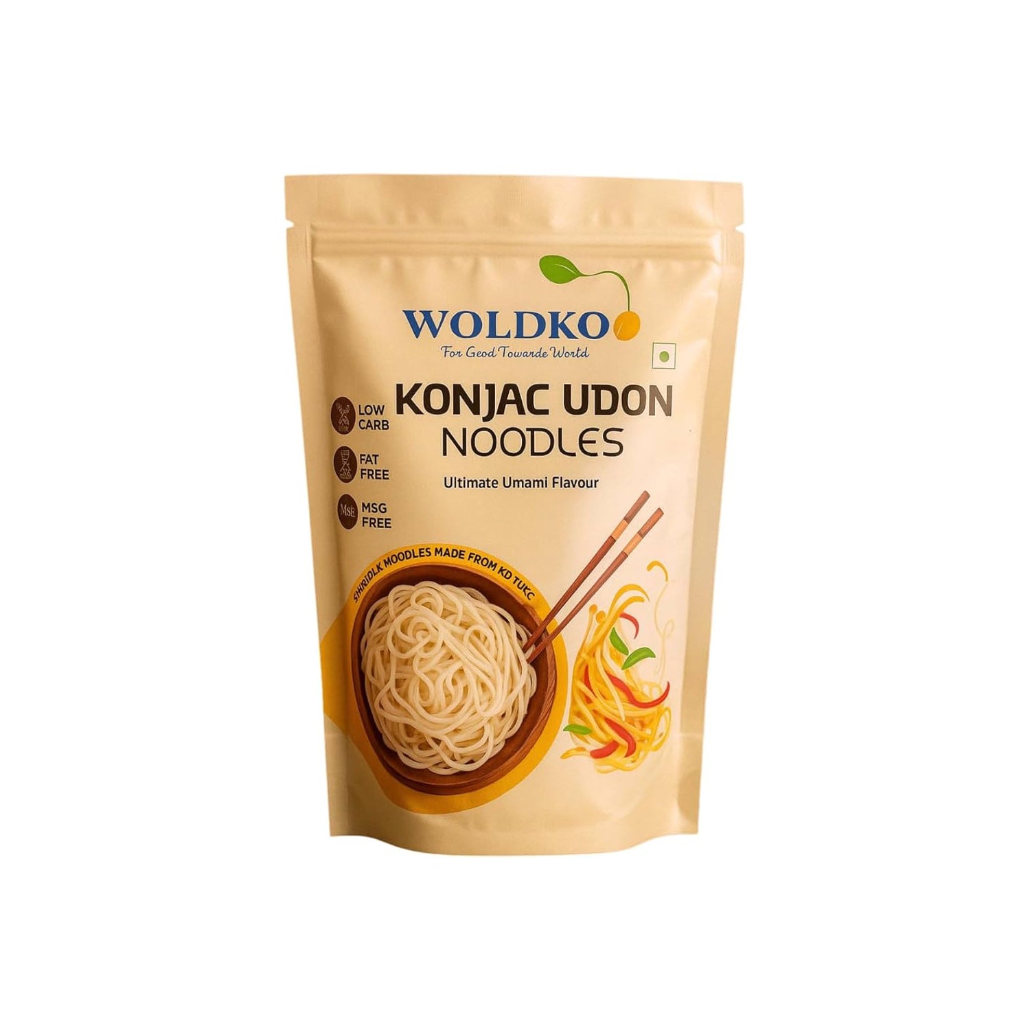 Woldco Konjac Udon Noodles 270Gm