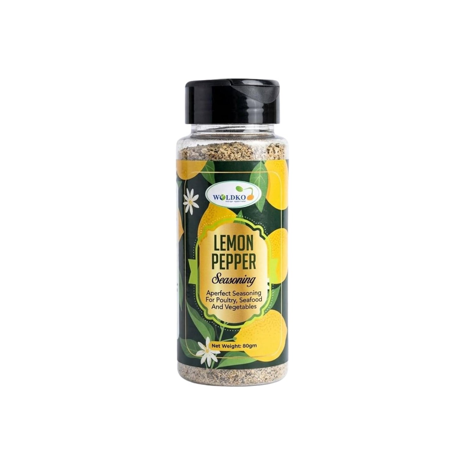 Woldko Lemon Pepper Seasoning 80Gm