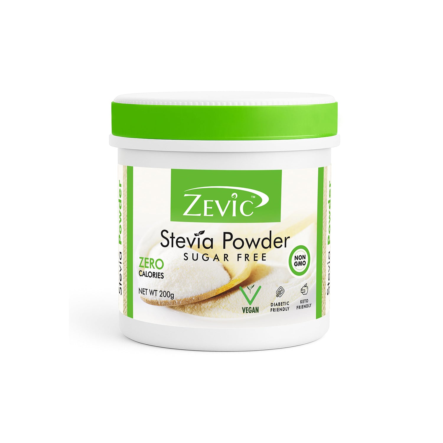 Zevic Sugar Free Stevia Powder 200Gm