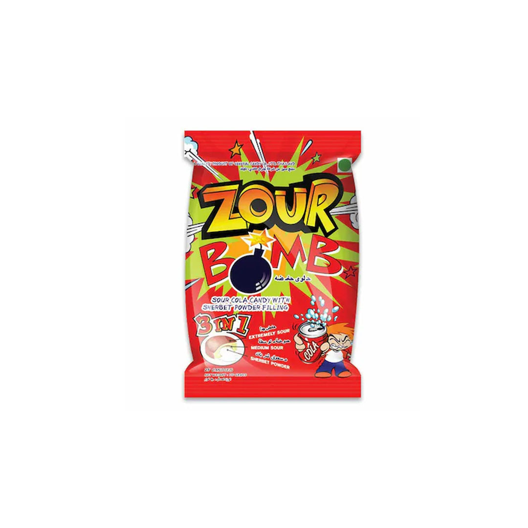 Zour Bomb Sour Cola Candies 110Gm