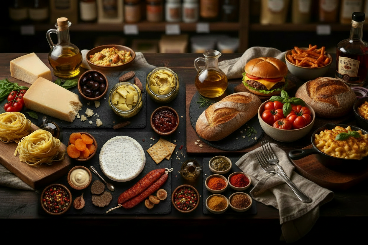 Imported Cuisine Banner - No Text